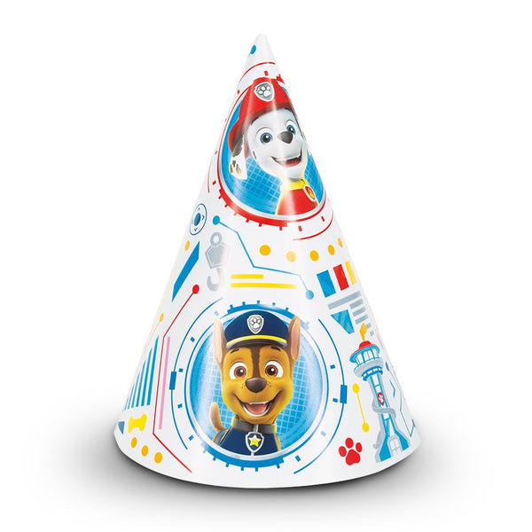 PAW PATROL PARTY HATS (8 PK) - LA Balloons