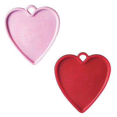 Premium Balloon Accessories 8 GRAM BALLOON HEART WEIGHTS - RED & PINK (100 PK) Balloon Weights 00629-PBA