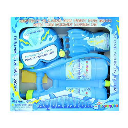 Pumponator AQUAVATOR WATER SQUIRTING MASK AND GLOVE Water Balloons 00219
