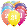 Qualatex 11 inch 21-A-ROUND (6 PK) Latex Balloons 49597-Q