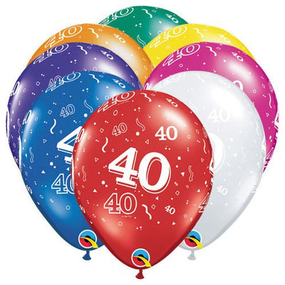 Qualatex 11 inch 40-A-ROUND - JEWEL ASSORTMENT Latex Balloons 37113-Q