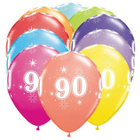 Qualatex 11 inch 90-A-ROUND (6 PK) Latex Balloons 49604-Q