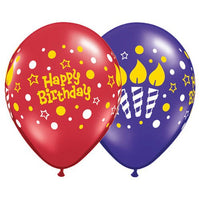 Qualatex 11 inch BIRTHDAY LIT CANDLES Latex Balloons 37201-Q