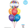 Qualatex 11 inch CONGRATULATIONS GRADUATE STARS Latex Balloons