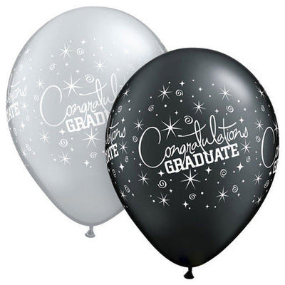 Qualatex 11 inch CONGRATULATIONS GRADUATE WRAP Latex Balloons