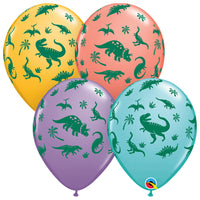 Qualatex 11 inch DINOSAURS Latex Balloons