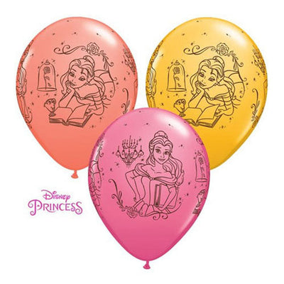 Qualatex 11 inch DISNEY PRINCESS BELLE Latex Balloons 46759-Q