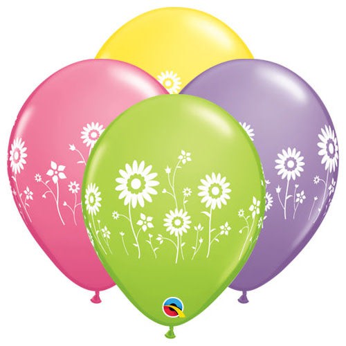Qualatex 11 inch FLOWER GARDEN Latex Balloons