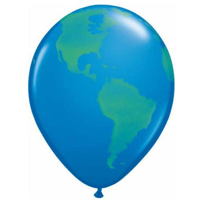 Qualatex 11 inch GLOBE Latex Balloons