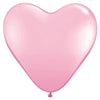 Qualatex 11 inch HEARTS - PINK Latex Balloons