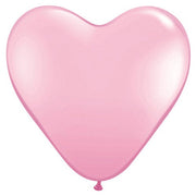 Qualatex 11 inch HEARTS - PINK Latex Balloons