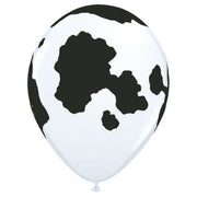 Qualatex 11 inch HOLSTEIN COW Latex Balloons 11633-Q