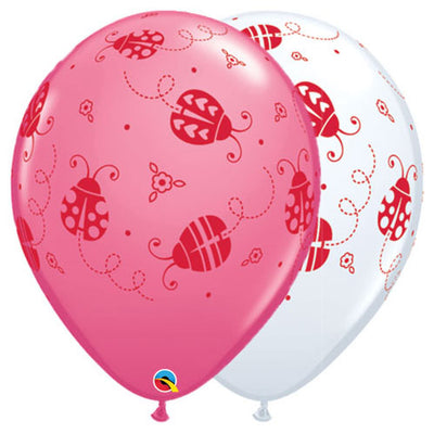 Qualatex 11 inch LADYBUGS Latex Balloons