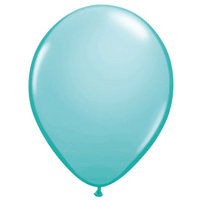 Qualatex 11 inch QUALATEX CARIBBEAN BLUE Latex Balloons 50322-Q