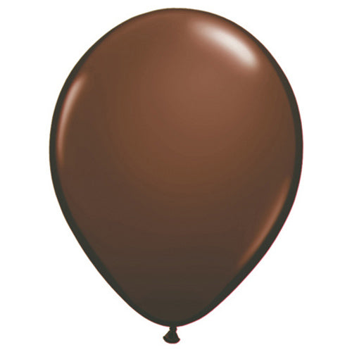 Qualatex 11 inch QUALATEX CHOCOLATE BROWN Latex Balloons 68778-Q