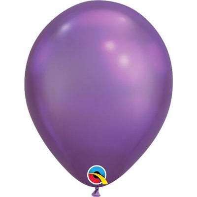 Qualatex 11 inch QUALATEX CHROME - PURPLE Latex Balloons