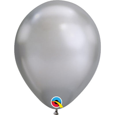 Qualatex 11 inch QUALATEX CHROME - SILVER Latex Balloons