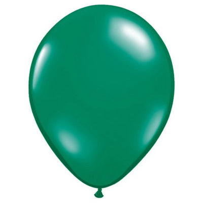 Qualatex 11 inch QUALATEX EMERALD GREEN Latex Balloons 43744-Q