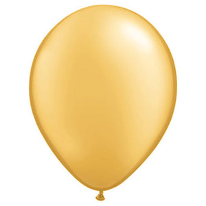 Qualatex 11 inch QUALATEX GOLD Latex Balloons 43749-Q