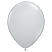 Qualatex 11 inch QUALATEX GRAY Latex Balloons 13780-Q