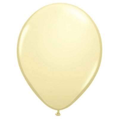 Qualatex 11 inch QUALATEX IVORY SILK Latex Balloons 43751-Q