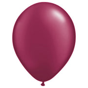 Qualatex 11 inch QUALATEX PEARL BURGUNDY Latex Balloons 43769-Q