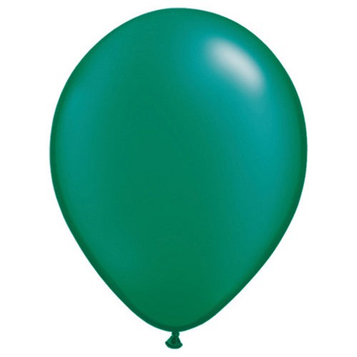Qualatex 11 inch QUALATEX PEARL EMERALD GREEN Latex Balloons 43772-Q
