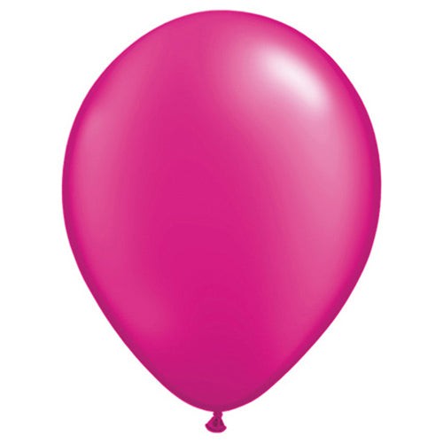 Qualatex 11 inch QUALATEX PEARL MAGENTA Latex Balloons 99350-Q