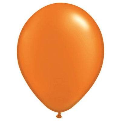 Qualatex 11 inch QUALATEX PEARL MANDARIN ORANGE Latex Balloons 48959-Q