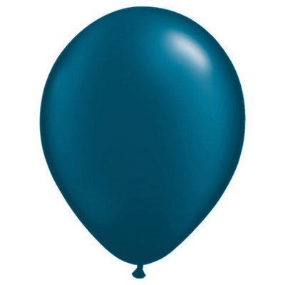 Qualatex 11 inch QUALATEX PEARL MIDNIGHT BLUE Latex Balloons 43780-Q