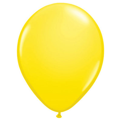 Qualatex 11 inch QUALATEX YELLOW Latex Balloons 43804-Q