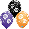 Qualatex 11 inch SUGAR SKULLS Latex Balloons 44646-Q-6