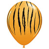 Qualatex 11 inch TIGER STRIPES Latex Balloons 55474-Q