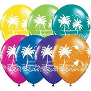 Qualatex 11 inch TROPICAL VISTAS Latex Balloons