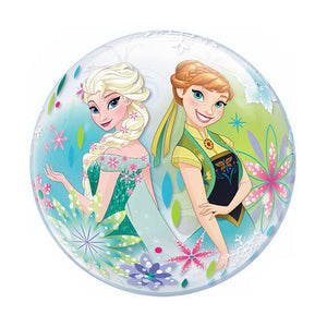 Qualatex 12 inch BUBBLE - FROZEN FEVER (AIR-FILL ONLY) Pack of 10 Bubble Balloon 22879-Q