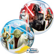 Qualatex 12 inch BUBBLES - STAR WARS (AIR-FILL ONLY) Pack of 10 Bubble Balloon 22875-Q