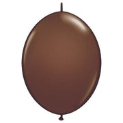 Qualatex 12 inch QUICKLINK - CHOCOLATE BROWN Latex Balloons 65332-Q