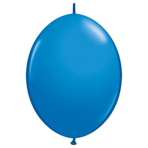 Qualatex 12 inch QUICKLINK - DARK BLUE Latex Balloons 65215-Q