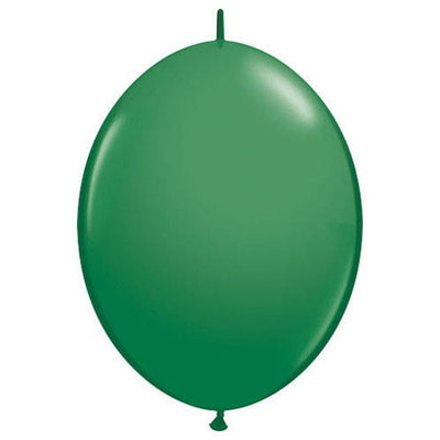 Qualatex 12 inch QUICKLINK - GREEN Latex Balloons 65224-Q