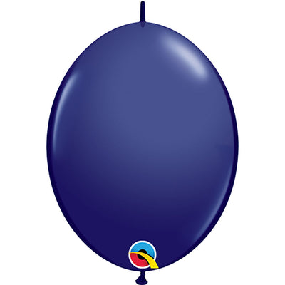 Qualatex 12 inch QUICKLINK - NAVY BLUE Latex Balloons 57146-Q
