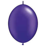 Qualatex 12 inch QUICKLINK - PEARL QUARTZ PURPLE Latex Balloons 65336-Q