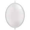 Qualatex 12 inch QUICKLINK - PEARL WHITE Latex Balloons 65246-Q