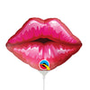 Qualatex 14 inch MINI RED KISSEY LIPS (AIR-FILL ONLY) Foil Balloon 40213-Q-U
