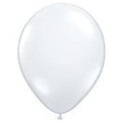 Qualatex 350Q Diamond Clear Latex Balloons – 100 Count, High-Quality Twisting Balloons, Resealable Bag