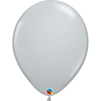Qualatex 16 inch QUALATEX GRAY Latex Balloons 92289-Q