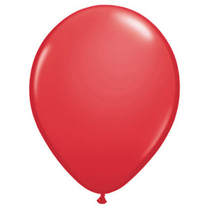 Qualatex 16 inch QUALATEX RED Latex Balloons 43897-Q