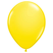 Qualatex 16 inch QUALATEX YELLOW Latex Balloons 43906-Q