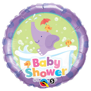 Qualatex 18 inch BABY SHOWER ELEPHANT Foil Balloon