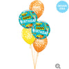 Qualatex 18 inch BIRTHDAY CONSTRUCTION Foil Balloon 27007-Q-P