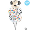 Qualatex 18 inch BIRTHDAY PARTY PUPPIES Foil Balloon 26982-Q-P